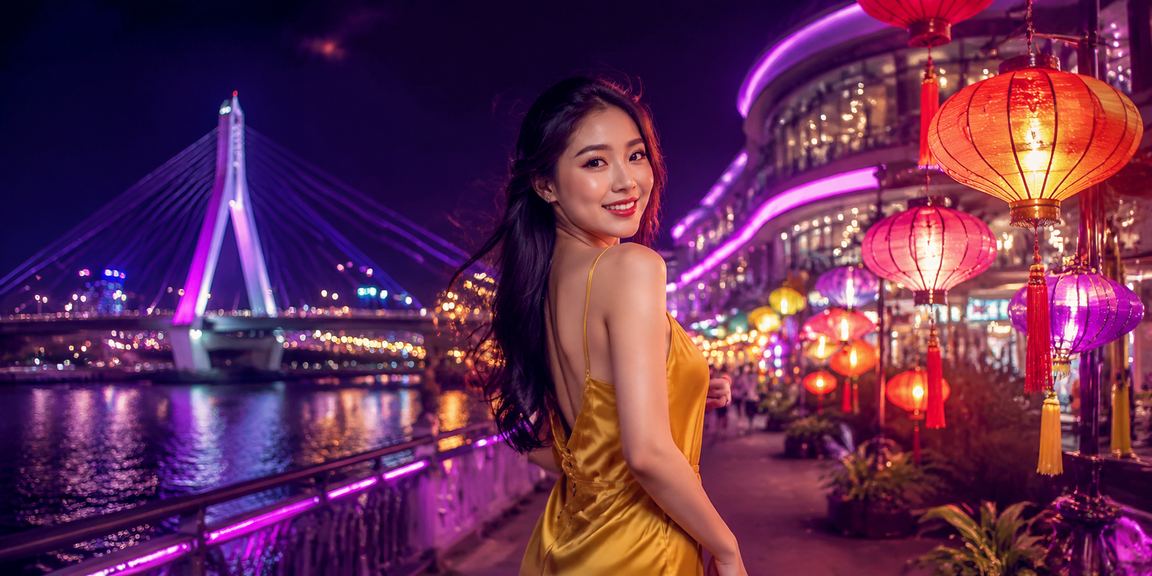 Cảnh chợ đêm Cần Thơ, người dùng nạp tiền thưởng qua điện thoại